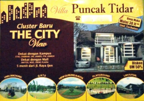 Perumahan Villa Puncak Tidar Malang